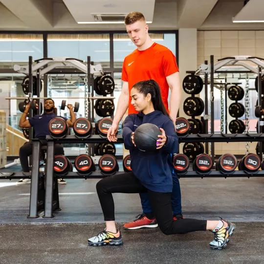 Students at the Human Performance Lab University College Birmingham